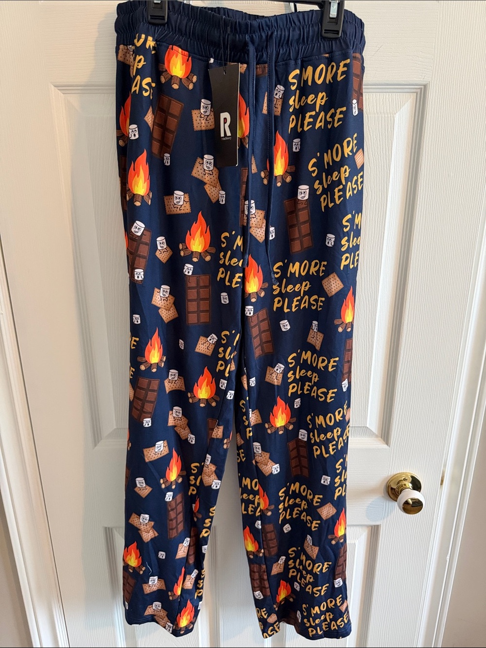 NWT Mens S'more Pajama Pants - Navy